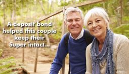 When retirees Margaret and Lawrence decided to downsize, they were reluctant to draw on their superannuation to put down the deposit. Deposit Assure gave them a solution.